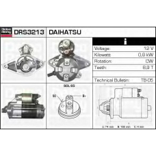 DRS3213 DELCO REMY Стартер