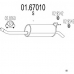 01.67010 MTS Глушитель выхлопных газов конечный