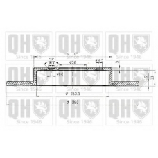 BDC5157 QUINTON HAZELL Тормозной диск