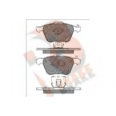 RB1551 R BRAKE Комплект тормозных колодок, дисковый тормоз