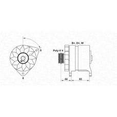054022606010 MAGNETI MARELLI Генератор