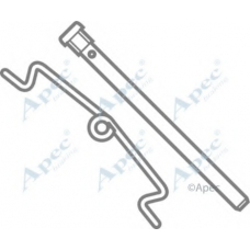 KIT301 APEC Комплектующие, тормозные колодки