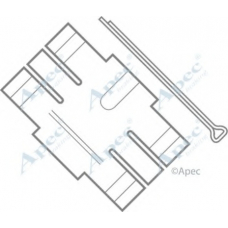 KIT202 APEC Комплектующие, тормозные колодки