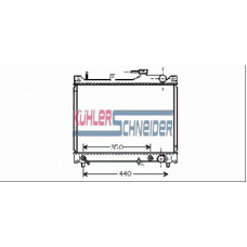 2200421 KUHLER SCHNEIDER Радиатор, охлаждение двигател