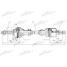 PDS0084 PATRON Приводной вал