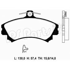 IBD-1593 IPS Parts Комплект тормозных колодок, дисковый тормоз