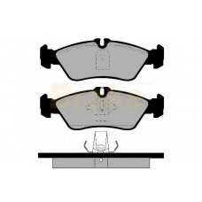 PA1104 BRAKE ENGINEERING Комплект тормозных колодок, дисковый тормоз