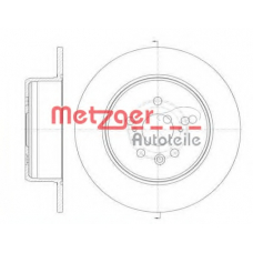 6910.00 METZGER Тормозной диск
