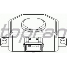 500 460 TOPRAN Датчик, положение дроссельной заслонки