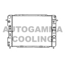 102256 AUTOGAMMA Радиатор, охлаждение двигателя