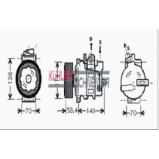 8411771 KUHLER SCHNEIDER Компрессор, кондиционер