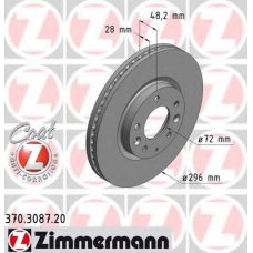 370.3087.20 ZIMMERMANN Тормозной диск
