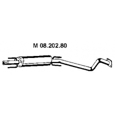 08.202.80 EBERSPACHER Средний глушитель выхлопных газов