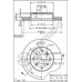 BS 7930 BRECO Тормозной диск