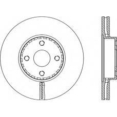 BDA2155.20 OPEN PARTS Тормозной диск