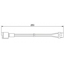 WI0505 BREMSI Сигнализатор, износ тормозных колодок