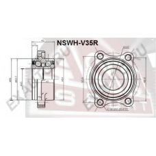 NSWH-V35R ASVA Ступица колеса