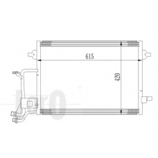 053-016-0013 LORO Конденсатор, кондиционер