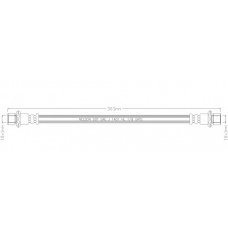 3464 REMKAFLEX Тормозной шланг