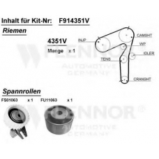 F914313V FLENNOR Комплект ремня грм