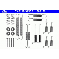 03.0137-9156.2 ATE Комплектующие, тормозная колодка