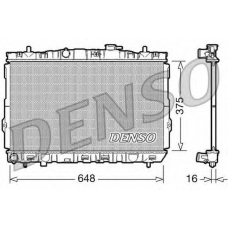 DRM41001 DENSO Радиатор, охлаждение двигателя