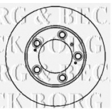 BBD4164 BORG & BECK Тормозной диск