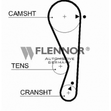 4424V FLENNOR Ремень ГРМ