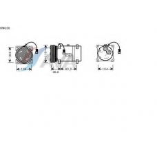 CNK216 AVA Компрессор, кондиционер