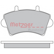 1170175 METZGER Комплект тормозных колодок, дисковый тормоз
