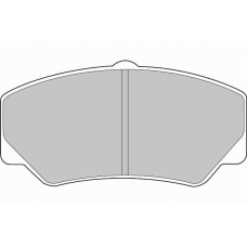 FD686N NECTO Комплект тормозных колодок, дисковый тормоз