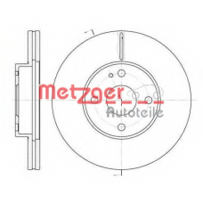 6184.10 METZGER Тормозной диск