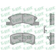 05P1443 LPR Комплект тормозных колодок, дисковый тормоз