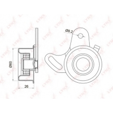 PB-1023 LYNX Ролик ремня грм hyundai accent