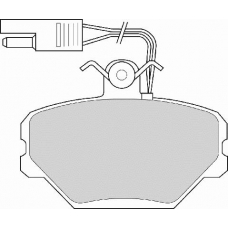 FD6361A NECTO Комплект тормозных колодок, дисковый тормоз