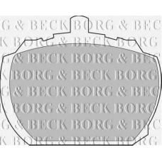 BBP1098 BORG & BECK Комплект тормозных колодок, дисковый тормоз