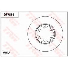DF7554 TRW Тормозной диск