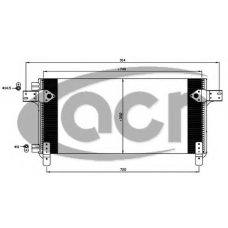 300660 ACR Конденсатор, кондиционер