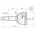 C.531 STATIM Шарнирный комплект, приводной вал