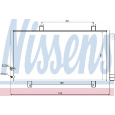 940194 NISSENS Конденсатор, кондиционер