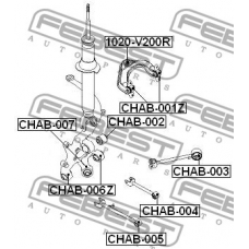 CHAB-004 FEBEST Подвеска, рычаг независимой подвески колеса