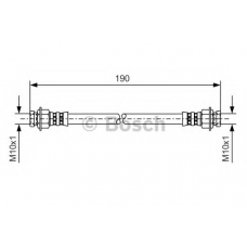 1 987 476 084 BOSCH Тормозной шланг