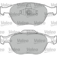 598639 VALEO Комплект тормозных колодок, дисковый тормоз