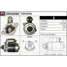 DRS3258 DELCO REMY Стартер