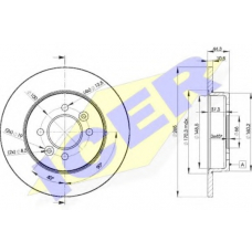78BD4295-2 ICER Тормозной диск