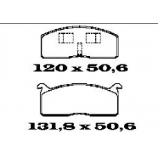 BL1134A1 FTE Колодки тормозные