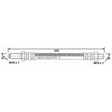 FBH6160 FIRST LINE Тормозной шланг