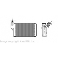 VW6060 Prasco Теплообменник, отопление салона
