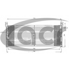 300077 ACR Конденсатор, кондиционер