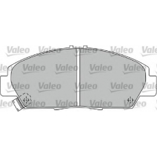 598495 VALEO Комплект тормозных колодок, дисковый тормоз